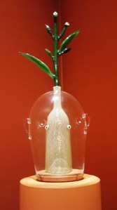 Organic sculpture, planted and staring back. 