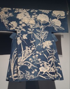 Even the moody shadows were blue. Indigo resist process. 