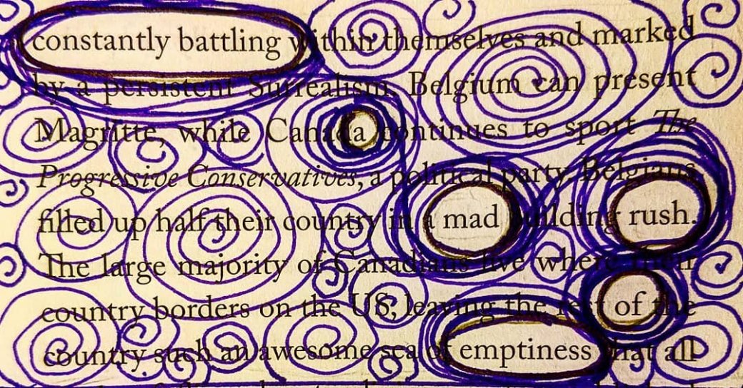 Erasure poetry found poem